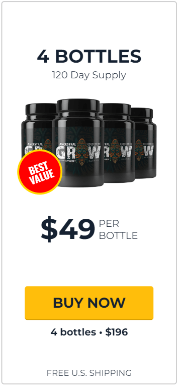 ancestral grow 4 bottles price